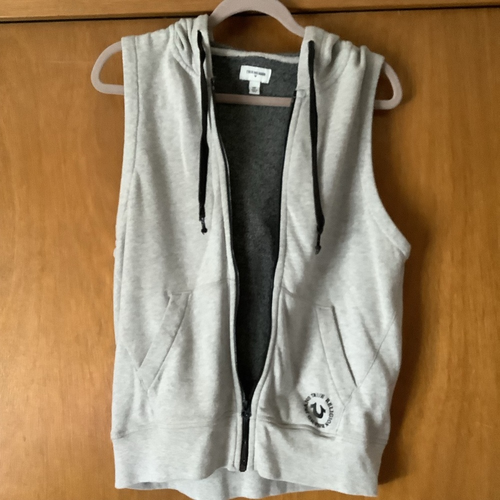 True Religion Sweatshirt Vest (S)